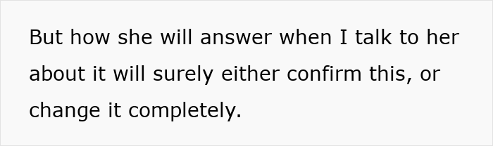 Text excerpt showing a man devastated as he snoops on his wife's conversation revealing infidelity with her sister.
