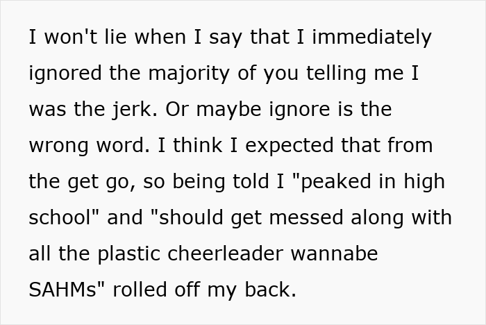 Alt text: Text about a mom feeling resentment over her daughter building tiny cottages instead of being a cheerleader. Alt text: Text about a mom feeling resentment over her daughter building tiny cottages instead of being a cheerleader.