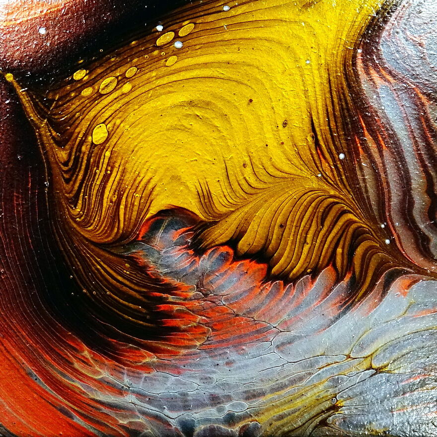 Does Paint Order Matter? | Feathery Straight Acrylic Pour Experiment (Part 1)