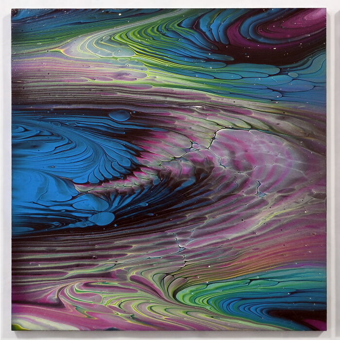 How Pearl White Changes Acrylic Pouring Results: Thick Paint Feathery Straight Pour How Pearl White Changes Acrylic Pouring Results: Thick Paint Feathery Straight Pour