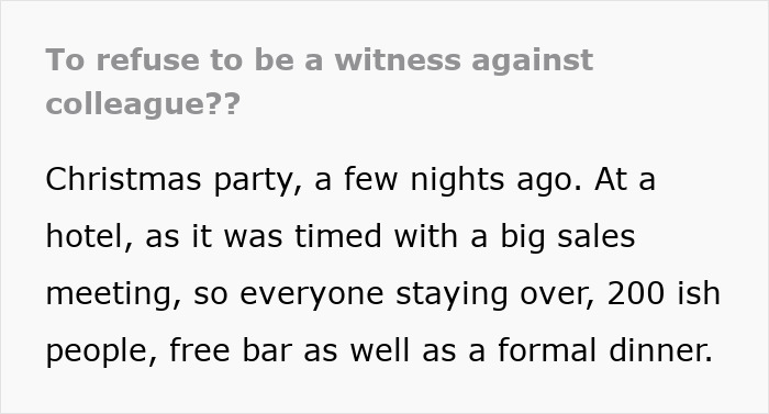 Woman's actions at a Christmas party spark debate over workplace double standards and potential consequences for a man doing the same.