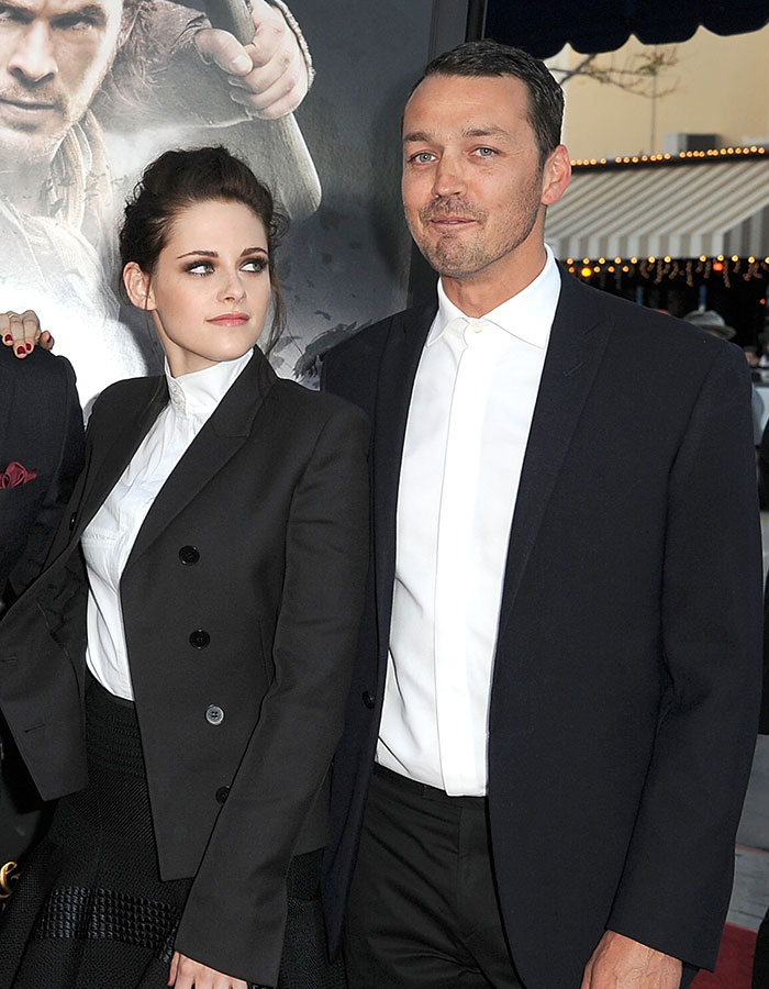 Kristen Stewart in a black suit hints at a deeper reason behind her possible exit from the US during an event.