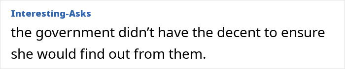 Text from Interesting-Asks discussing the government&rsquo;s lack of care as Alex Pretti&rsquo;s parents learn his fate from a reporter.