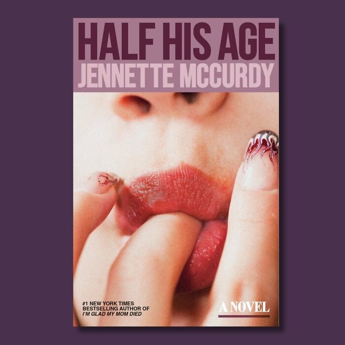 Close-up of a woman biting her finger, representing Jennette McCurdy&rsquo;s addictive relationship with much-older man.