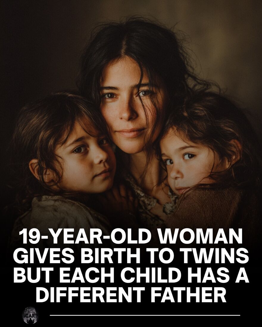 Mother holding her young twins close, emphasizing scary facts about bones and the eerie truth behind the story.