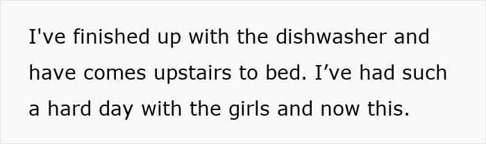 Text message from a mom with OCD-like hygiene anxiety describing a stressful day with her family.