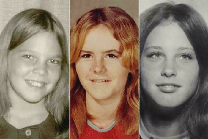 Three vintage photos of young women representing unsettling history and crime cases that remain unsolved.