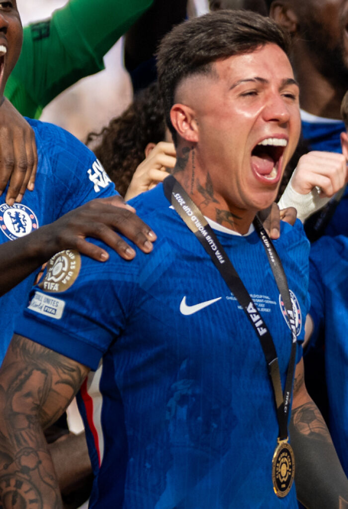 Footballer Enzo Fernández, 25