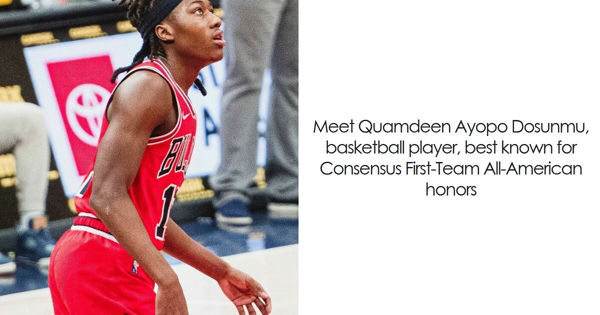 Ayo Dosunmu: Bio And Career Highlights