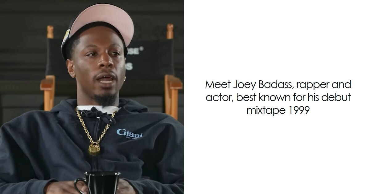 Joeyy Instagram Rapper Joey Badass: Bio And Career Highlights | Bored Panda