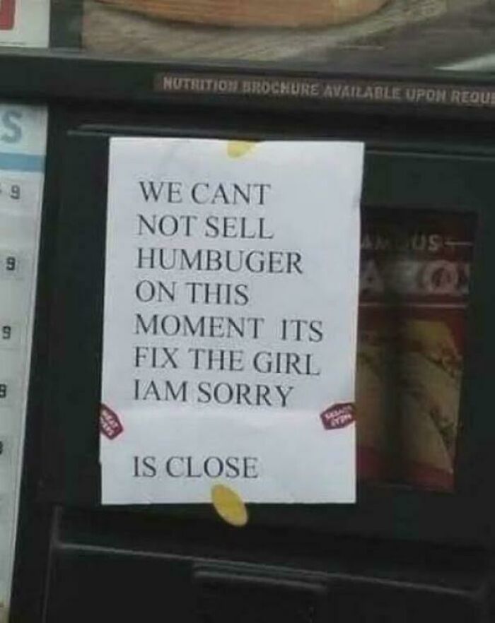 We Cant Not Sell Humbuger On This Moment