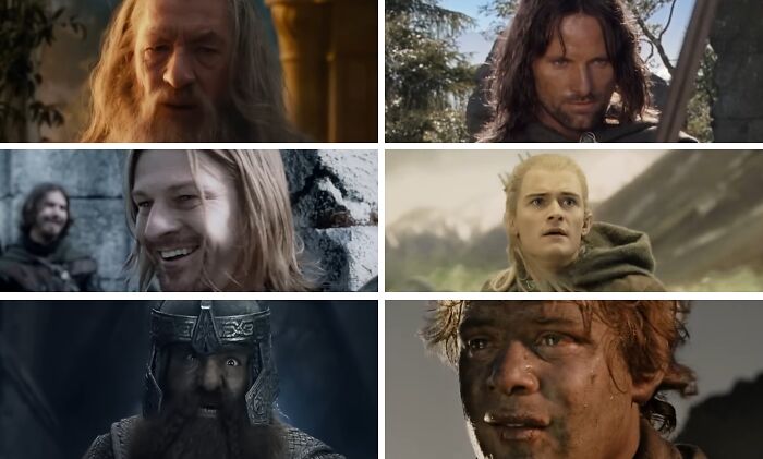 Scenes from a popular movie featuring iconic characters for a vote on who to remove from the cast.