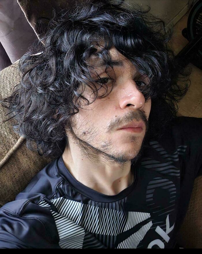 When I Don't Brush My Hair After A Shower And Let The Waves Do Their Thing