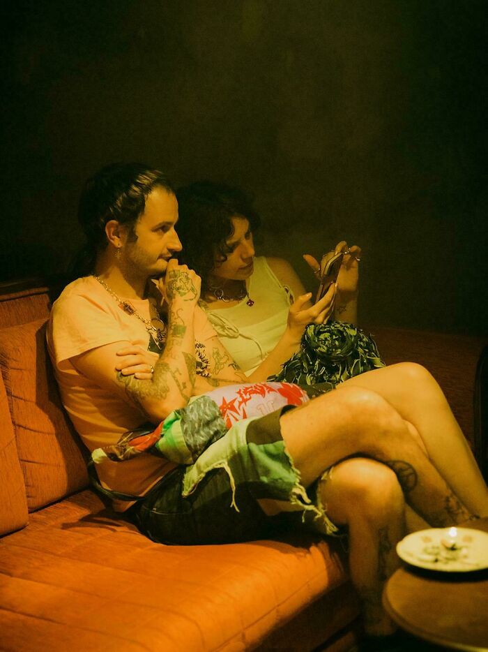 Chilling At The Music Festival