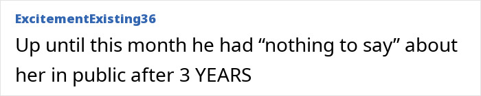 Comment stating he had nothing to say about Kylie Jenner in public for 3 years before recent fight exposed.