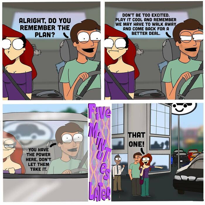 Comic panels featuring bold and unfiltered characters plotting a plan, highlighting The RedDot community's favorite comics.