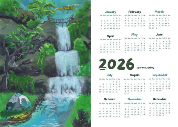 I’m An Art Teacher, And For New Year’s I Wanted My Students To Feel Like Real Artists - So I Turned Their Drawings Into Wall Calendars