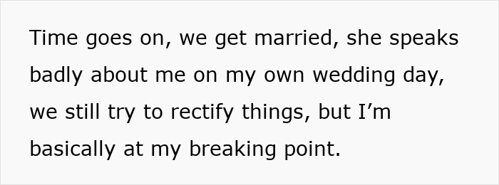 Text about a tense family relationship with evil lady mistreating daughter-in-law leading to no-contact after hospital incident. Text about a tense family relationship with evil lady mistreating daughter-in-law leading to no-contact after hospital incident.