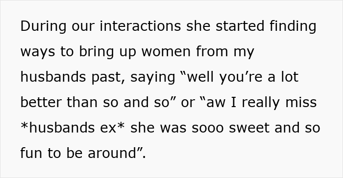 Alt text: Text describing an evil lady mistreating her daughter-in-law during interactions, causing tension within the family. Alt text: Text describing an evil lady mistreating her daughter-in-law during interactions, causing tension within the family.