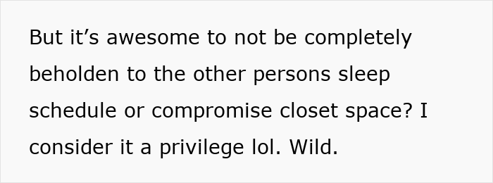 Text excerpt about a man's lovey-dovey ritual annoying his tired girlfriend with morning kisses and I love yous.