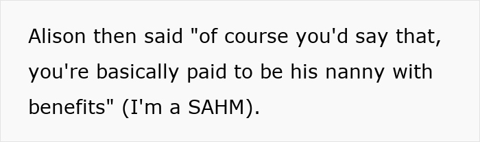 Text excerpt showing a lady insulting SIL's hubby and becoming tongue-tied addressing her partner&rsquo;s indiscretions.