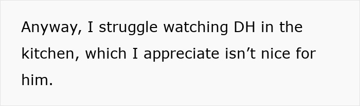 Text showing a personal struggle with family dynamics related to mom with OCD-like hygiene anxiety tensions.
