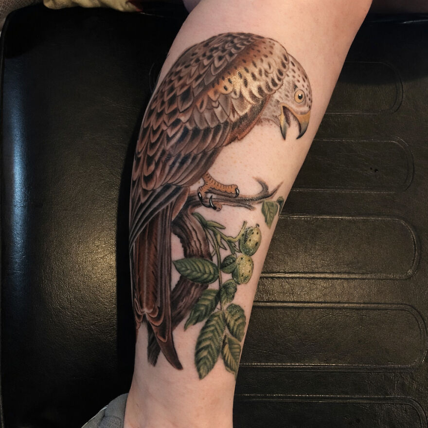 The Timeless Bird Tattoos Of Tara Morgan