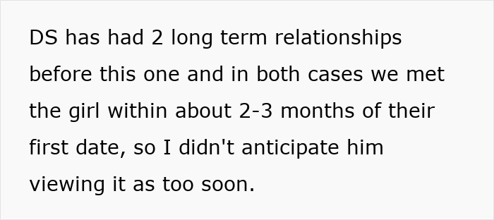 Mom invites son&rsquo;s girlfriend to dad&rsquo;s party, causing unexpected reaction about rushing a proposal.