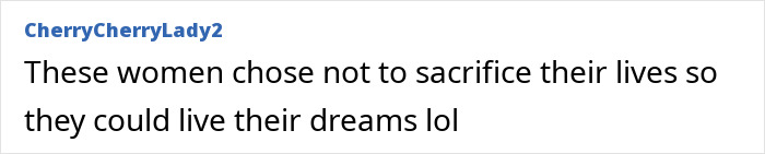 Comment on women choosing childfree lives to pursue dreams, linked to nannies and the internet raising kids discussion.