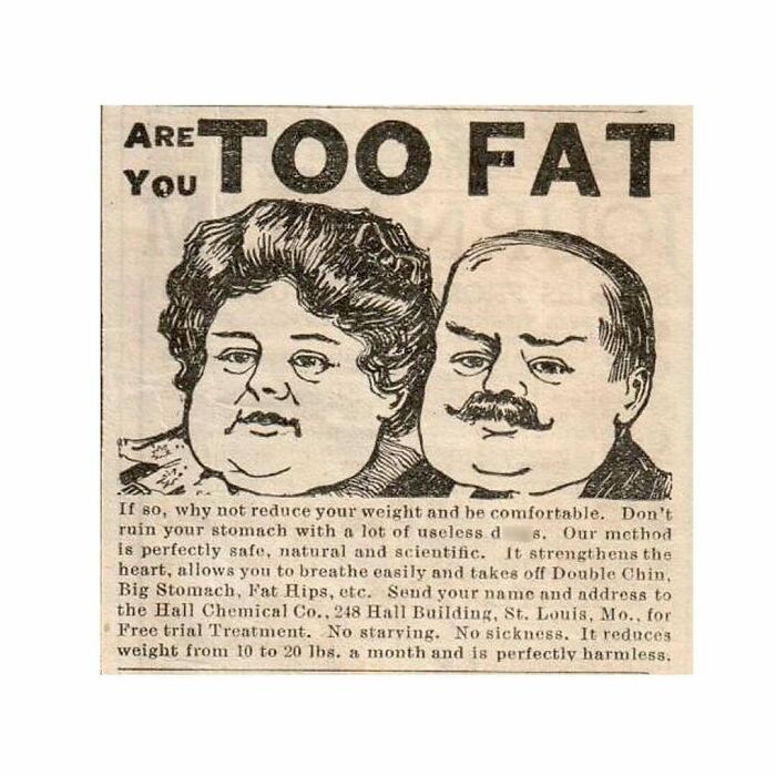 Why Not Reduce Your Weight And Be Comfortable?" The Advertising For Weight Loss Products Has Never Been Subtle