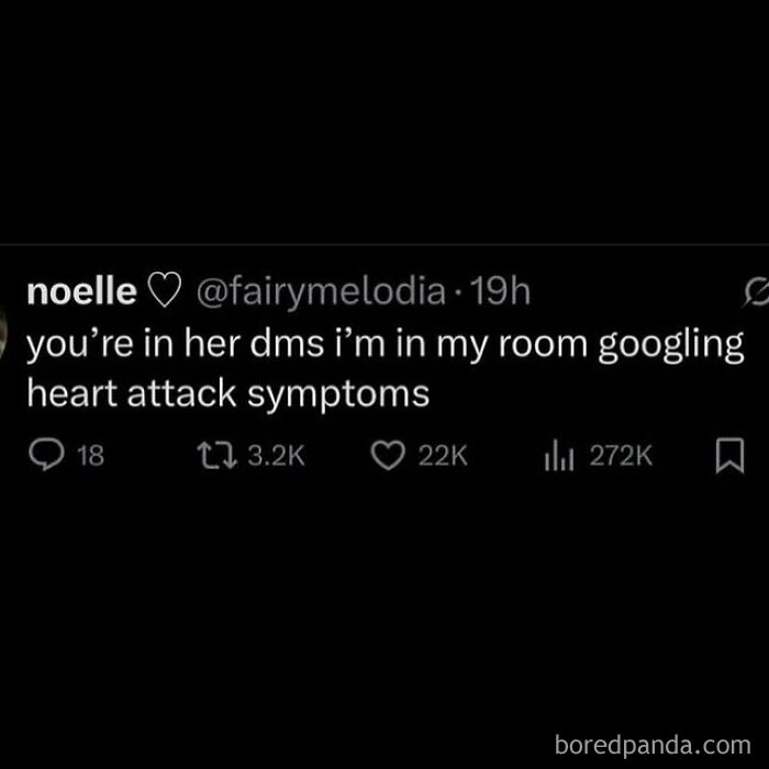 Tweet showing a relatable therapy meme about anxiety and health worries, highlighting humor in mental health struggles.