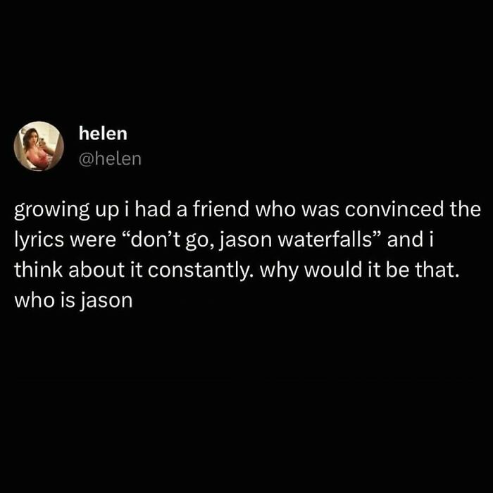 Screenshot of a funny meme about misheard song lyrics, illustrating humor in memes to help distract from stress.