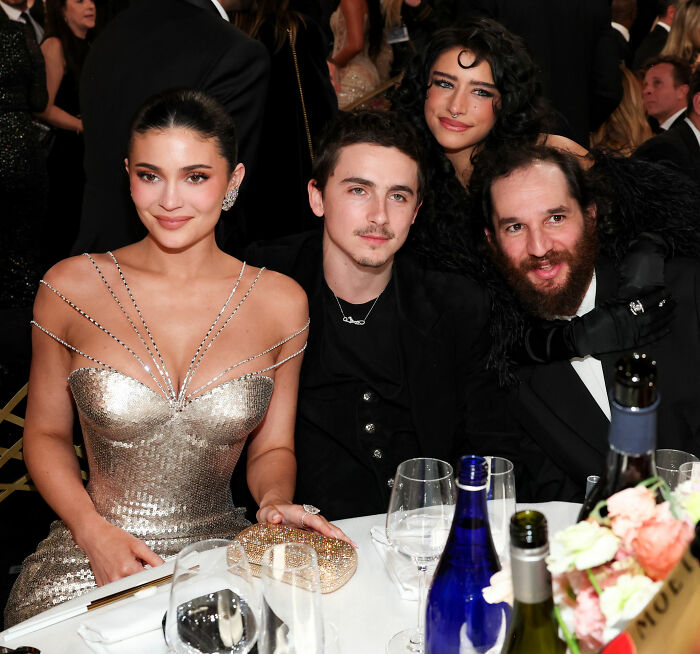 Kylie Jenner at Golden Globes event with Timoth&eacute;e Chalamet and other stars amid snub rumors