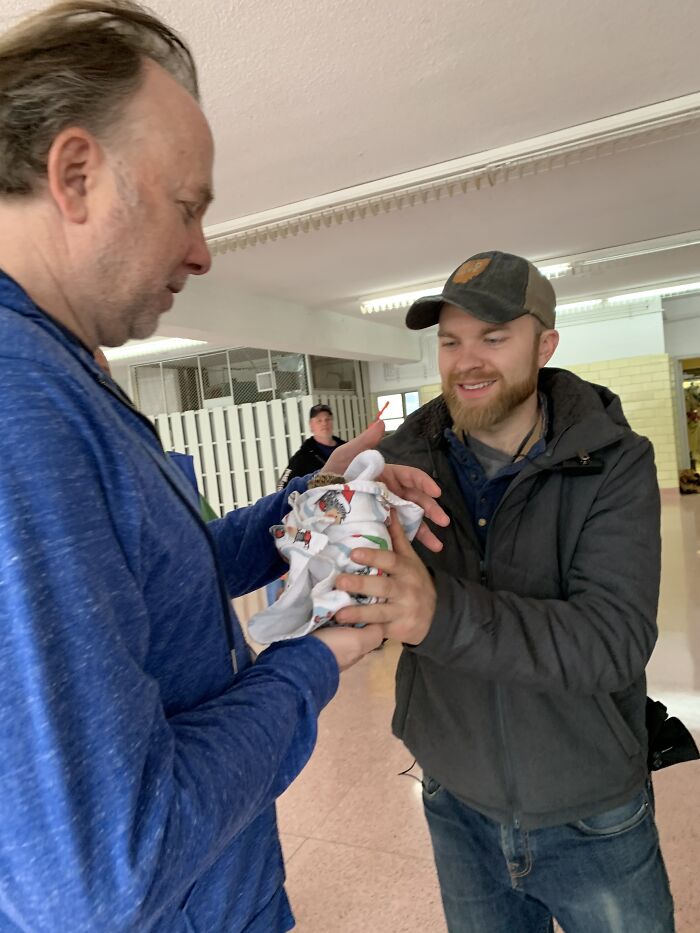 People Meeting Hedgehogs