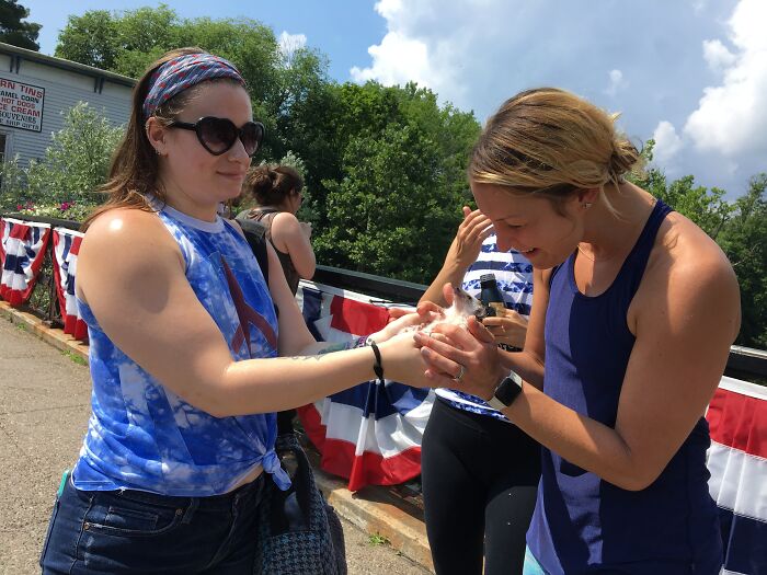 People Meeting Hedgehogs