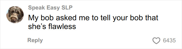 Comment from Speak Easy SLP praising someone as flawless, related to woman’s cream cheese review sparking internet buzz. Comment from Speak Easy SLP praising someone as flawless, related to woman’s cream cheese review sparking internet buzz.