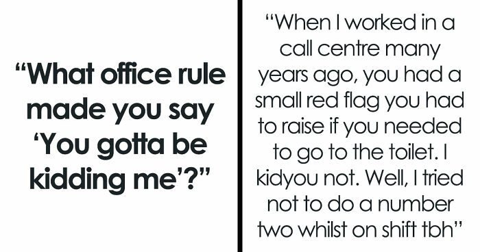 38 Pointless, Infuriating, And Bizarre Office Rules That Make People Say, ‘Are You Kidding Me?’