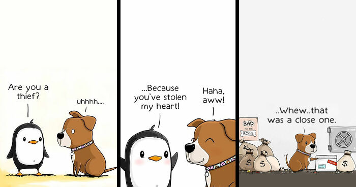 Artist Made 36 Comics That Switch Between Pure Fun And Subtle Commentary