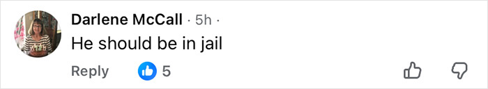 Facebook comment saying he should be in jail, related to royal author revealing country Prince Andrew will move to after eviction