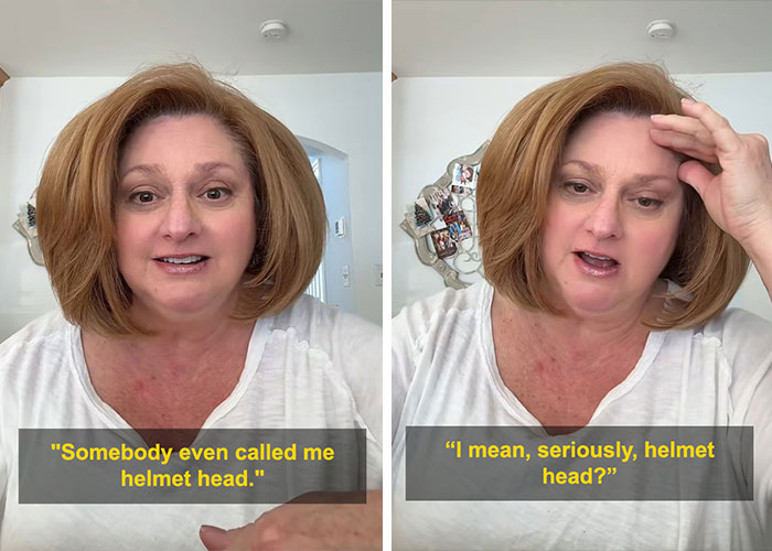 Woman with shoulder-length hair sharing a cream cheese review that sparked internet buzz and reactions online. Woman with shoulder-length hair sharing a cream cheese review that sparked internet buzz and reactions online.