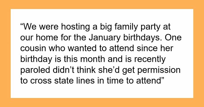 Criminal Cousin Insists On Attending Fam Party Illegally, Throws Fit As Host Won’t Turn Off Cameras