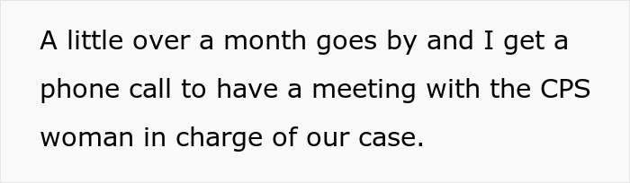 Text on screen describing a dad's experience after being accused of horrific things by his own kids and how his life fell apart.