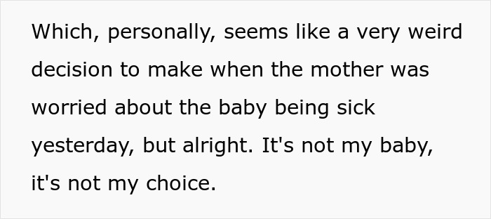 Text excerpt from a story about a man stepping up for his pregnant ex to raise her baby while his girlfriend leaves the situation.