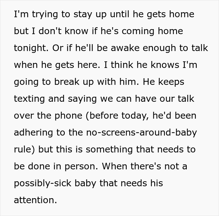 Text about a man jumping into hero mode for his pregnant ex, offering to raise their baby, while girlfriend walks away from the mess.
