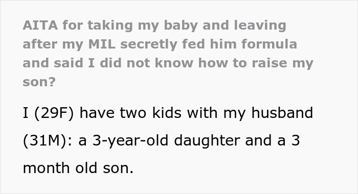 Mom takes her baby and storms off from MIL's house, mother holding infant and looking upset