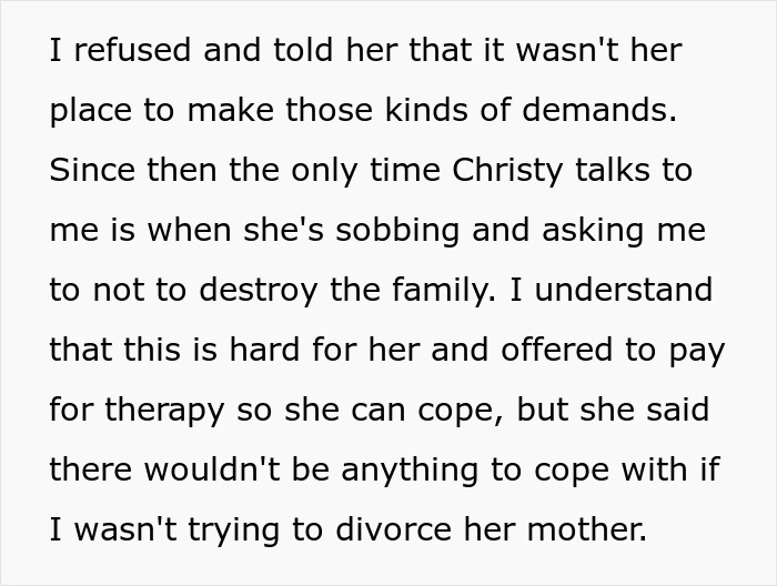 Text message showing a dad feeling guilty for distancing himself from daughter during messy divorce and revealing heartbreaking truth.
