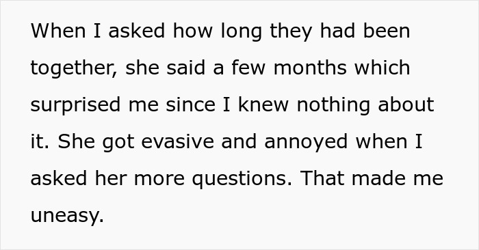 Text excerpt showing uneasy feelings after rich man realizes he is unknowingly bankrolling sister’s jobless boyfriend. Text excerpt showing uneasy feelings after rich man realizes he is unknowingly bankrolling sister’s jobless boyfriend.