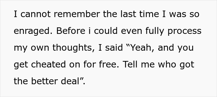 Woman becomes tongue-tied after calling out partner&rsquo;s indiscretions while insulting sister-in-law&rsquo;s husband.