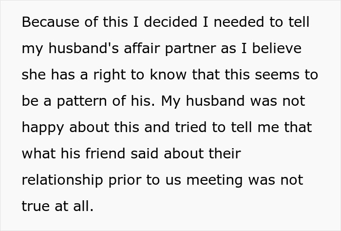 Alt text: Text about a bipolar guy leaving his pregnant wife for a young lover and concerns about co-parenting challenges. Alt text: Text about a bipolar guy leaving his pregnant wife for a young lover and concerns about co-parenting challenges.