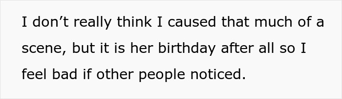 Text excerpt from a story about a birthday host deciding a bestie&rsquo;s boyfriend doesn&rsquo;t fit the party vibe.